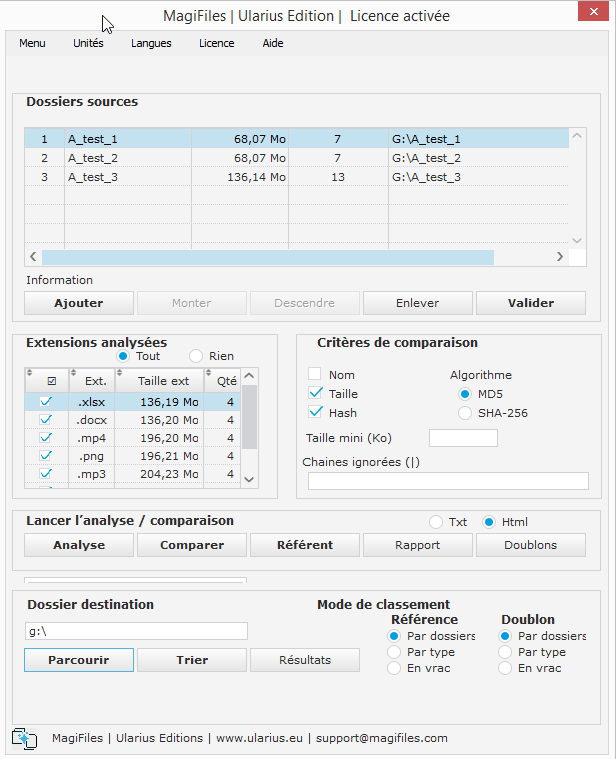 Interface MagiFiles